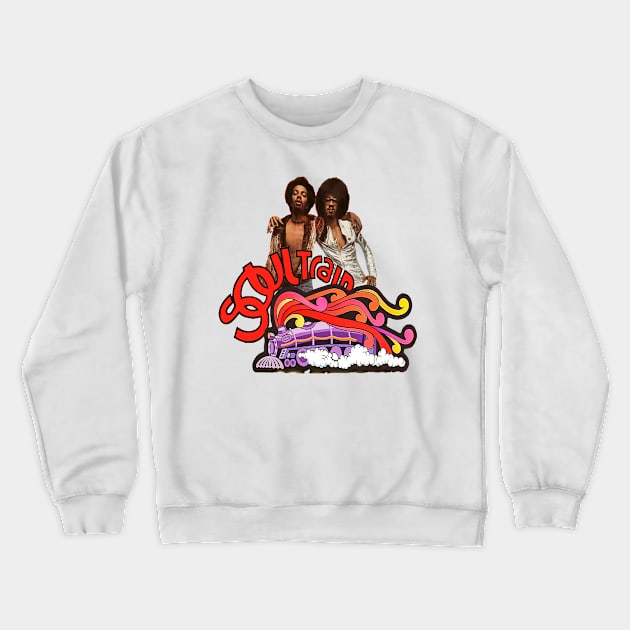 soul train Crewneck Sweatshirt by toko om adon